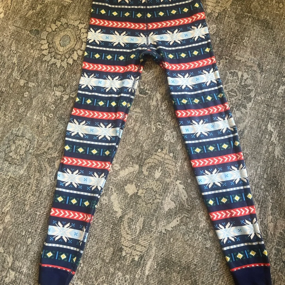Hanna Andersson Scandi Snowflake Fairisle PJ Set 14